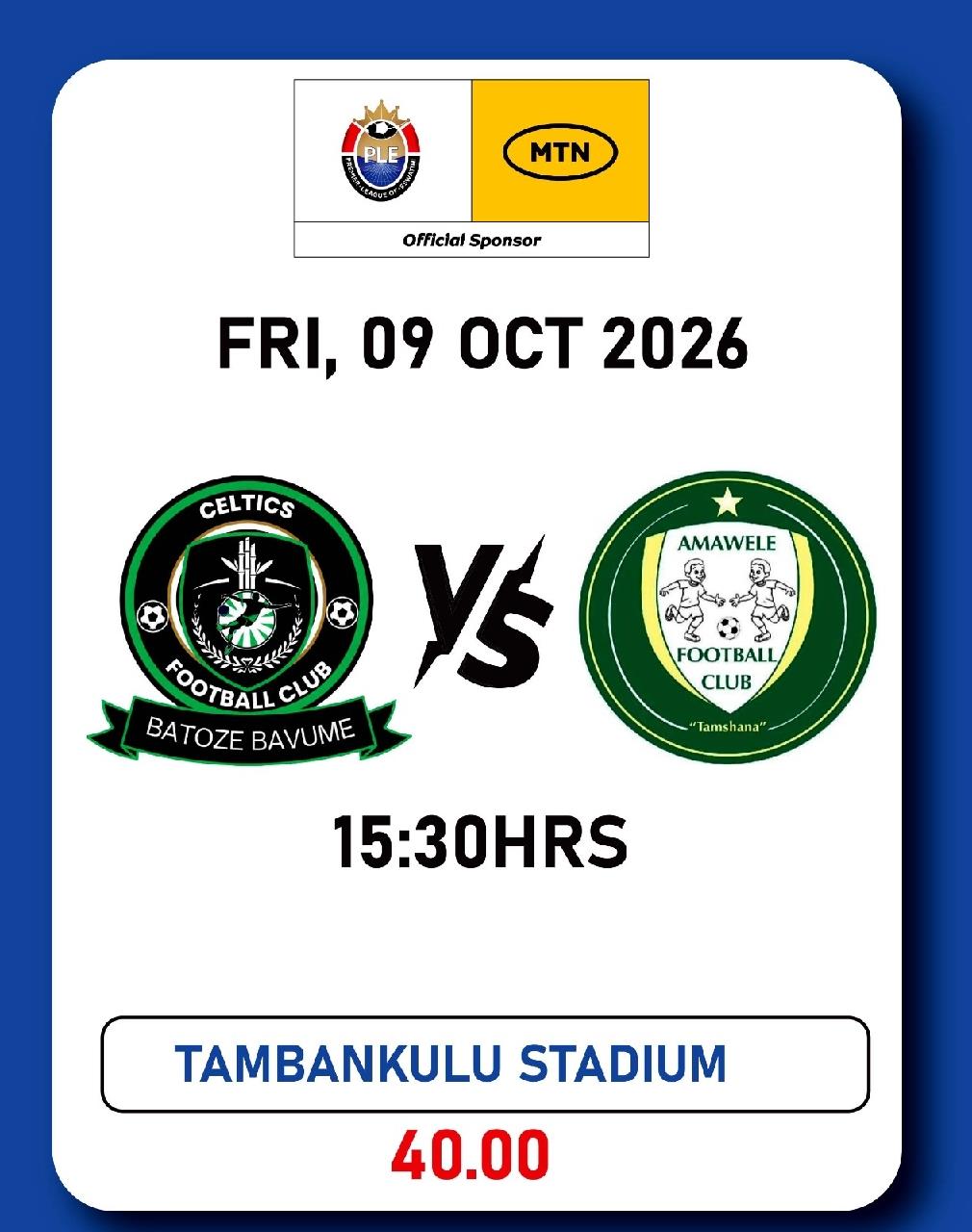 MTN PLE Tabankulu Stadium 091026 Pic